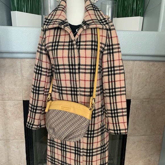 Burberry Handbags - Burberry blue label canvas/leather crossbody bag